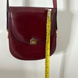 Vintage Italian Leather Shoulder Bag / Crossbody Bag